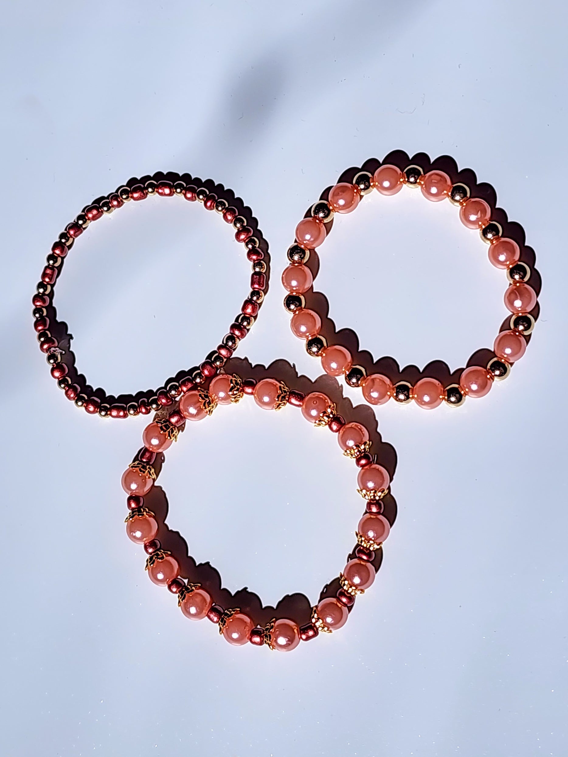 Golden blush - Bracelet set