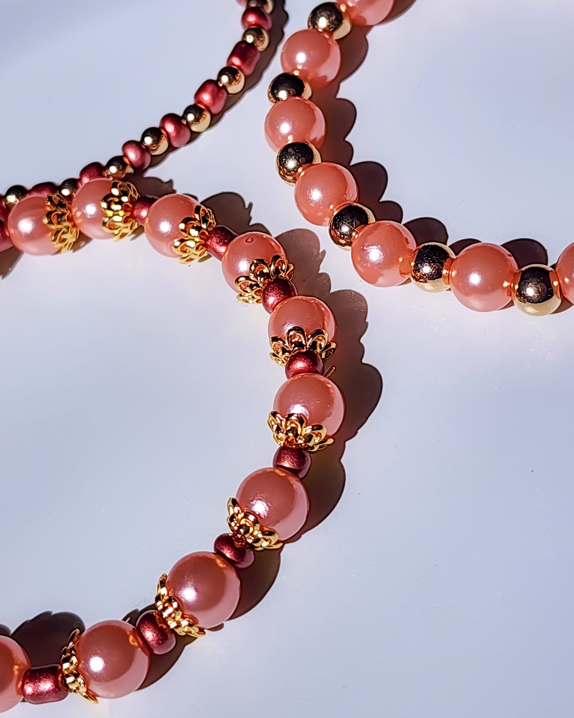 Golden blush - Bracelet set