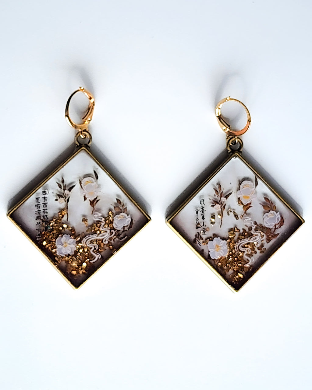 Garden Square - Earrings | Porcelain Garden Collection