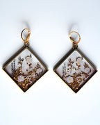 Garden Square - Earrings | Porcelain Garden Collection