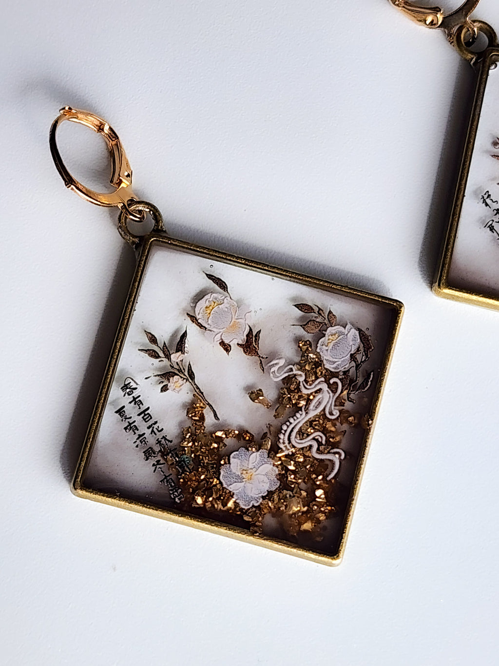 Garden Square - Earrings | Porcelain Garden Collection