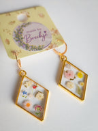 Petals in Diamond - Earrings | Wildflower Collection